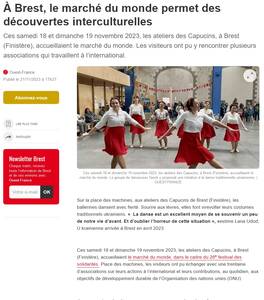 2023 11 21 – Marché du Monde – Ouest-France