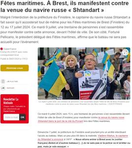 2024 07 09 – NOShtandart! – Ouest-France