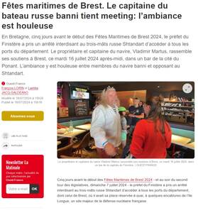 2024 07 16 – NOShtandart! – Ouest-France